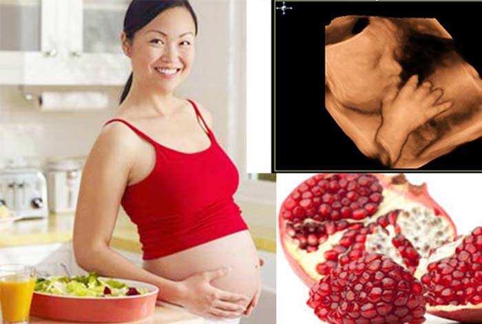 Các chất dinh dưỡng có trong lựu tốt cho cả mẹ bầu và thai nhi