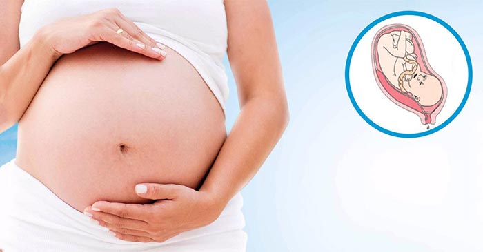 Nhau thai nằm không đúng vị trí cũng khiến cơ thể mẹ tiết khí hư màu nâu