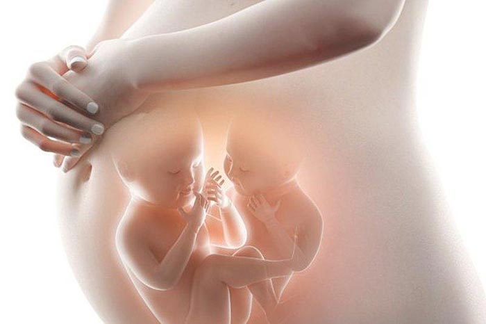 Thai phụ mang đa thai gây khó khăn khi xác định giới tính mỗi bé