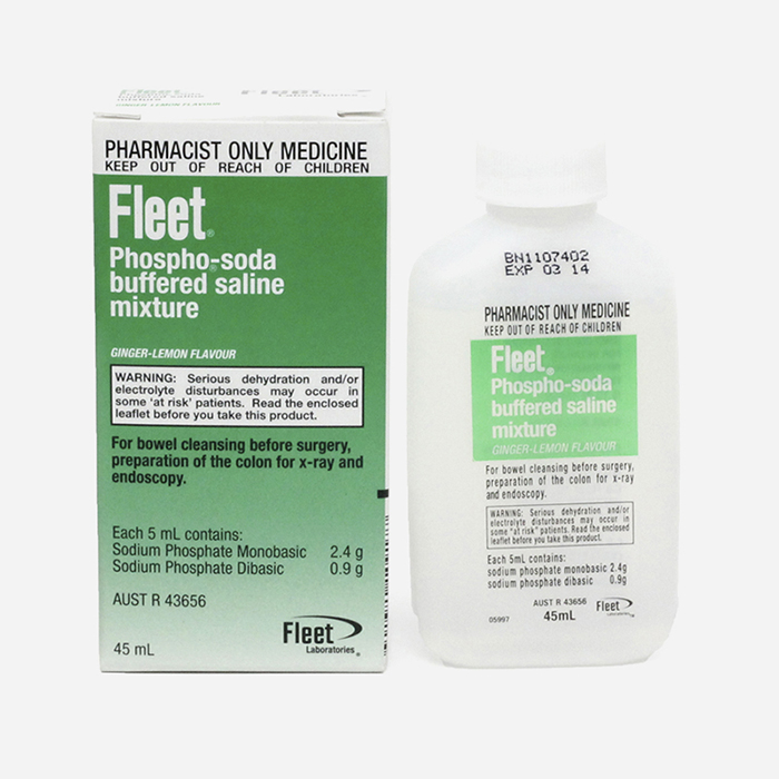 Fleet Phospho - Soda - 1 trong 3 loại thuốc uống nên sử dụng nội soi đại tràng