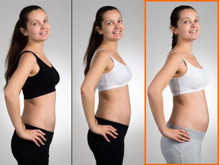 Mang thai 3 tháng đầu bụng bầu chưa to rõ rệt