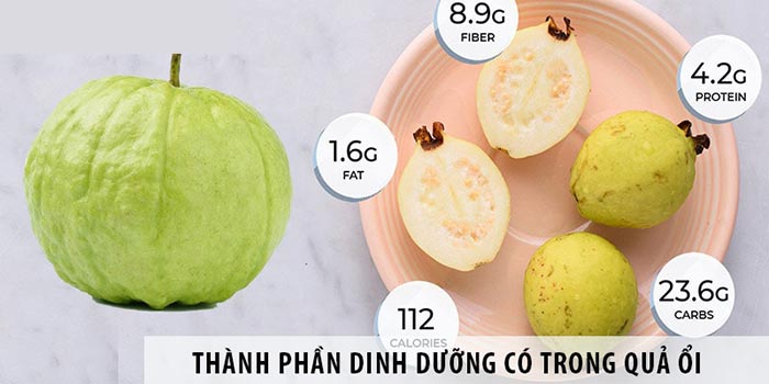 Trong ổi có nhiều chất dinh dưỡng tốt cho mẹ bầu 3 tháng đầu