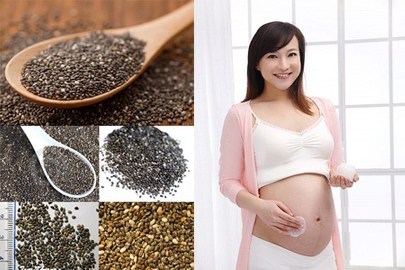 Sử dụng hạt chia thường xuyên và đúng cách giúp mẹ bầu giữ được cân nặng, hạn chế nguy cơ béo phì quá cân