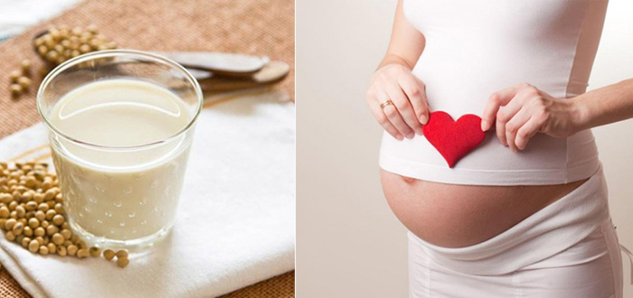 Bà bầu 3 tháng đầu có thể uống sữa đậu nành với hàm lượng vừa đủ
