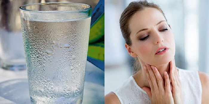 Nhiều bà bầu uống nhiều nước đá để chống mất nước do ốm nghén tuy nhiên đây là cách không nên thực hiện