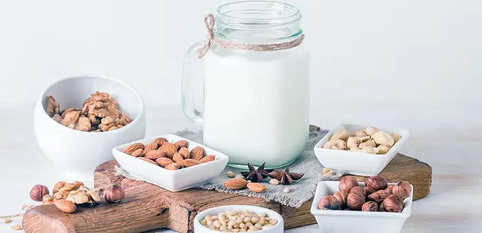 Đau dạ dày nên uống sữa hạt thường rất giàu chất xơ có lợi cho hệ tiêu hóa người bệnh dạ dày
