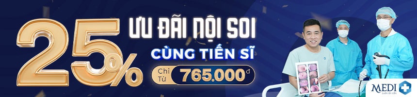 Ưu đãi 25% nội soi tiêu hóa cùng Tiến sĩ Bác sĩ Bạch Mai