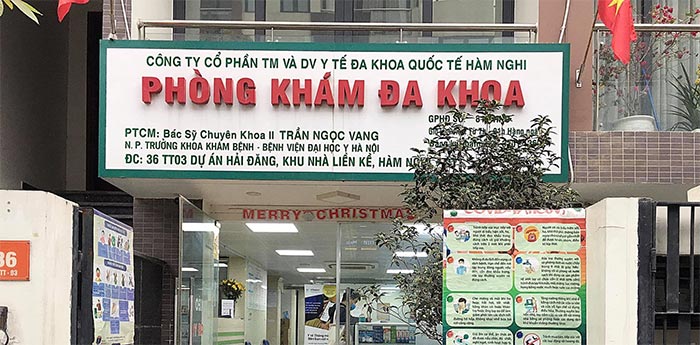 Phòng khám đa khoa Hàm Nghi Hà Nội