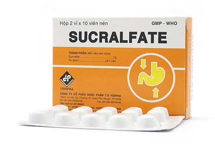 Sucralfate duy trì lớp nhầy bảo vệ viêm mạc dạ dày cấp