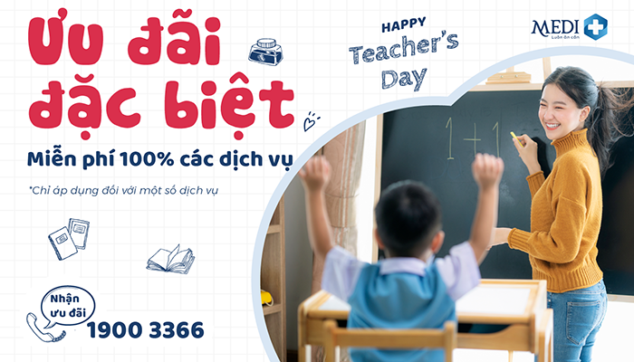 MEDIPLUS ưu đãi 10% Gói tầm soát ung thư vú – Ngày nhà giáo Việt Nam