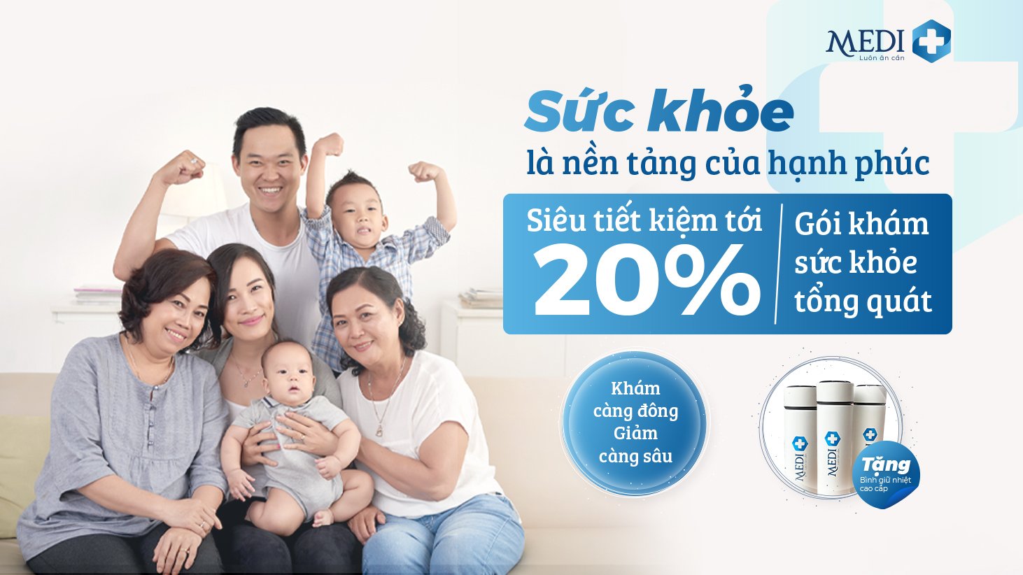 Giảm sâu gói khám sức khỏe tổng quát tại MEDIPLUS