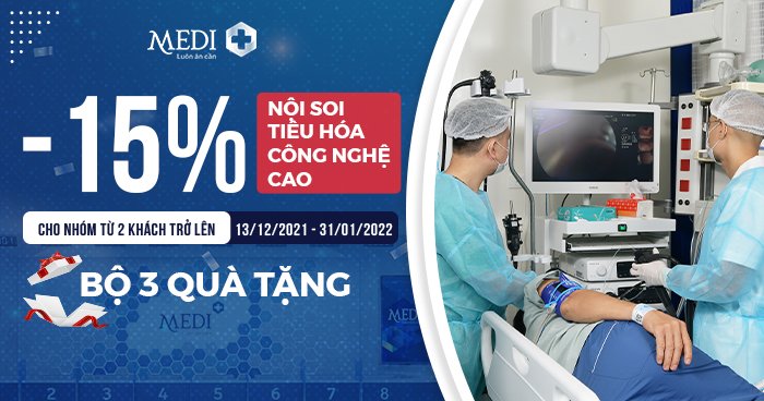 Ưu đãi lớn dịch vụ Nội soi tiêu hóa không đau tại MEDIPLUS