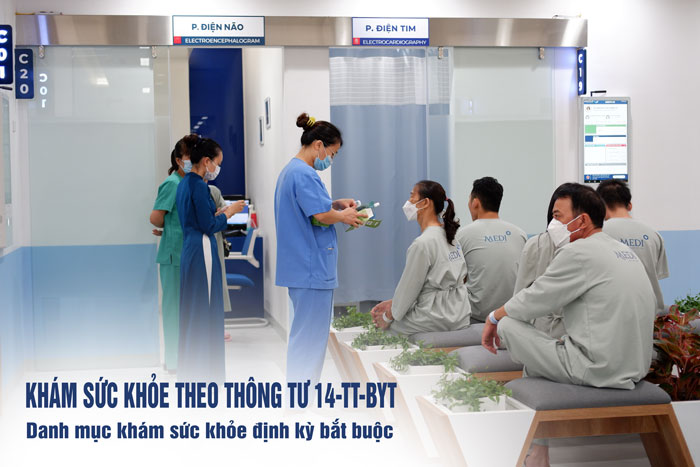 Khám sức khỏe theo thông tư 14/2013/TT-BYT các danh mục bắt buộc