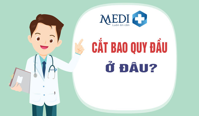 Cắt và loại bỏ phần da thừa bao quy đầu giảm tình trạng viêm nhiễm.