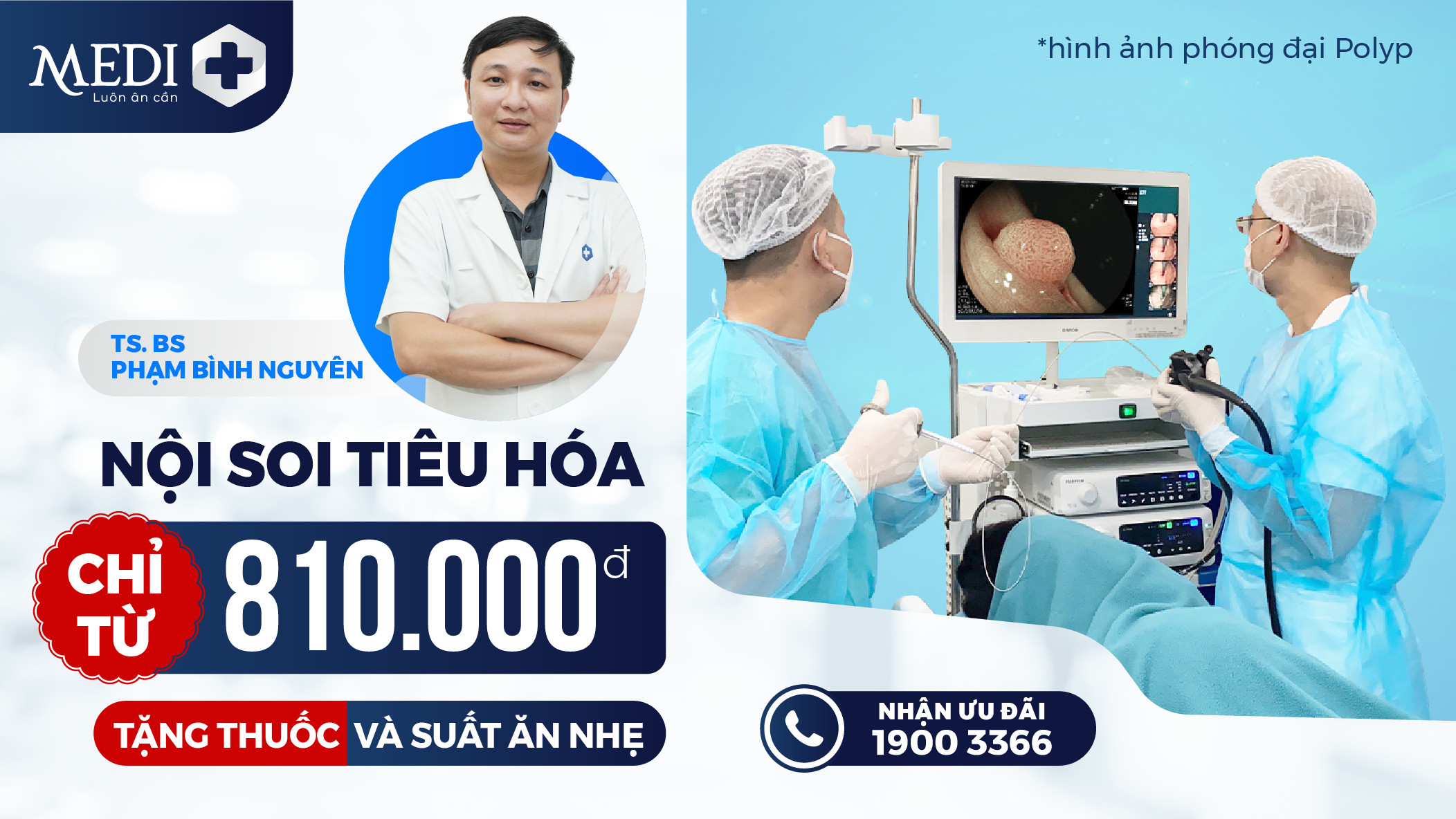 BÙNG NỔ ƯU ĐÃI  TẦM SOÁT SỨC KHỎE TIÊU HÓA SIÊU TIẾT KIỆM