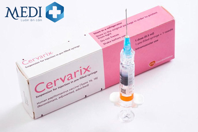 Vắc xin Cervarix (Bỉ) được chỉ định dùng cho nữ giới từ 10-25 tuổi