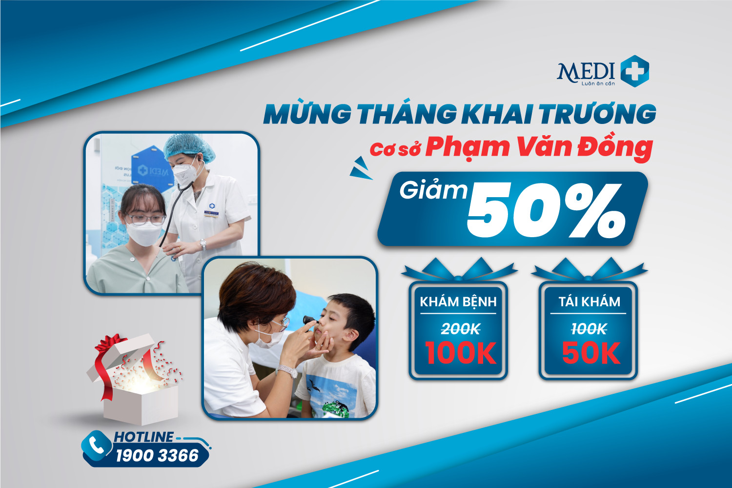 [Kết thúc] CHỈ CÒN TỪ 50K/LẦN KHÁM TẠI MEDILUS PHẠM VĂN ĐỒNG