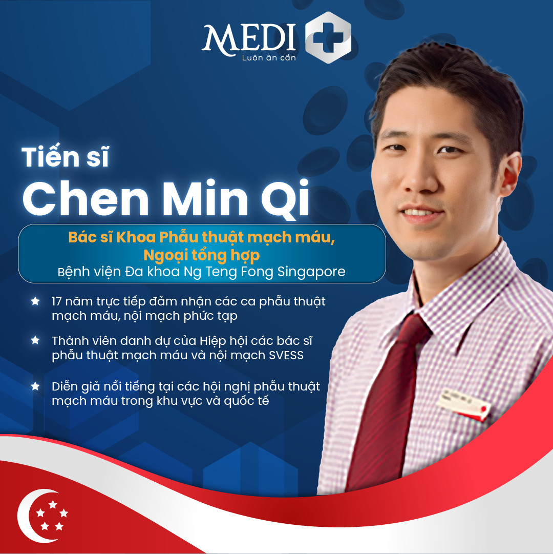 Tiến sĩ Chen Min Qui - Khoa phẫu thuật mạch máu, Ngoại tổng hợp