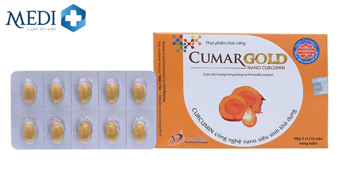 Loại thuốc Cumargold được chiết xuất từ nghệ tươi chữa đau dạ dày hiệu quả