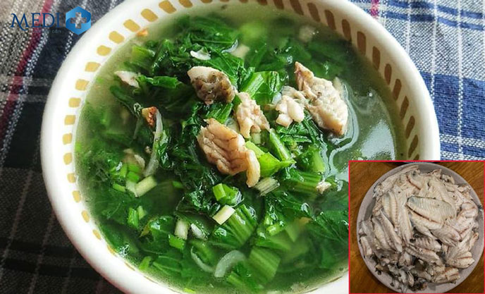 Canh cá rô đồng thanh mát người bị gout có thể ăn