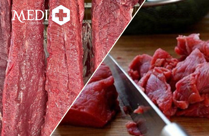 Thịt bò đỏ giúp tăng cường sinh lý nam được khá nhiều anh e sử dụng