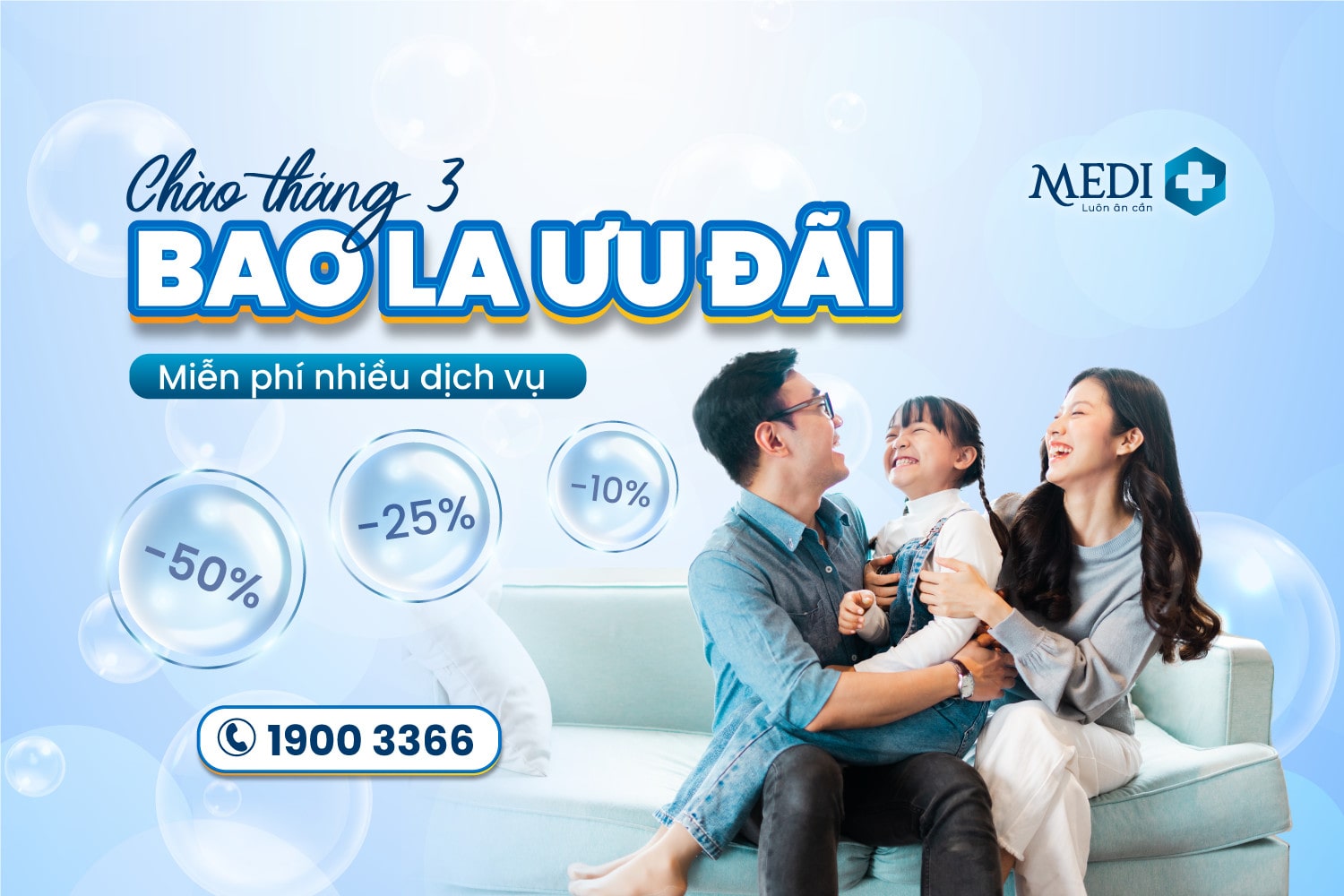 [Kết thúc] MEDIPLUS TẶNG QUÀ THÁNG 3: DEAL LỚN THẢ GA, BAO LA LỢI ÍCH THĂM KHÁM