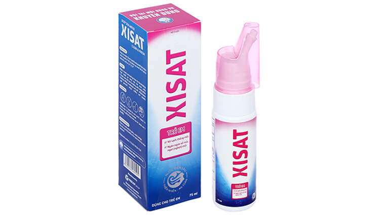 Thuốc xịt mũi Xisat dùng cho trẻ nhỏ