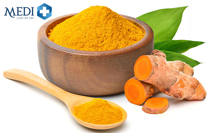 Hoạt chất curcumin có đặc tính kháng khuẩn - kháng nấm rất mạnh