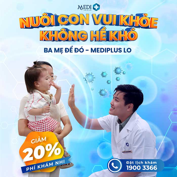 Giảm 20% chi phí khám nhi