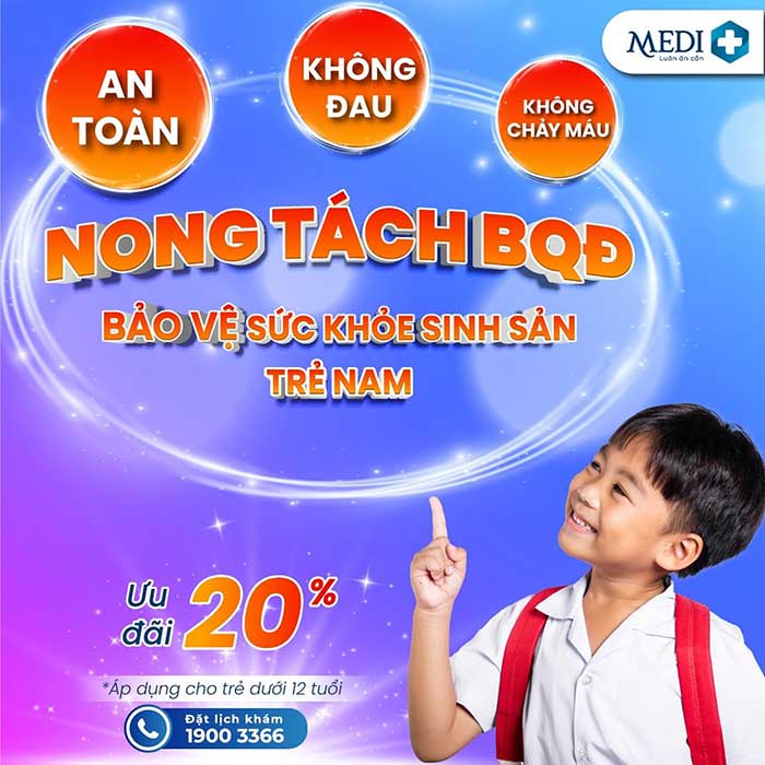 Giảm 20% chi phí nong tách bao quy đầu