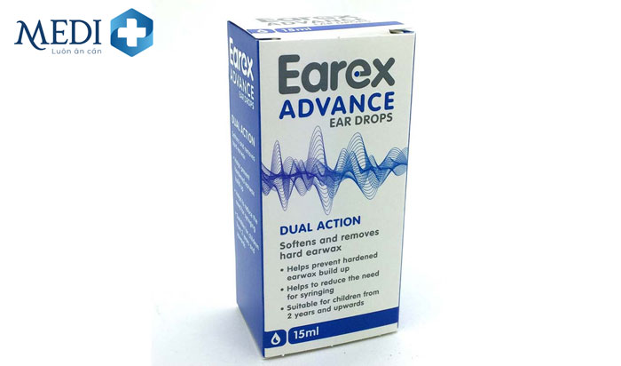 Thuốc nhỏ viêm tai giữa Earex Plus
