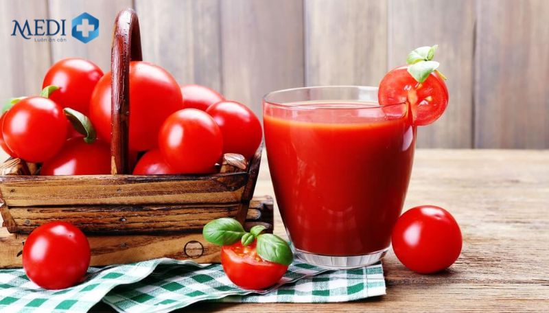 Món nước ép cà chua tươi mát bổ dưỡng
