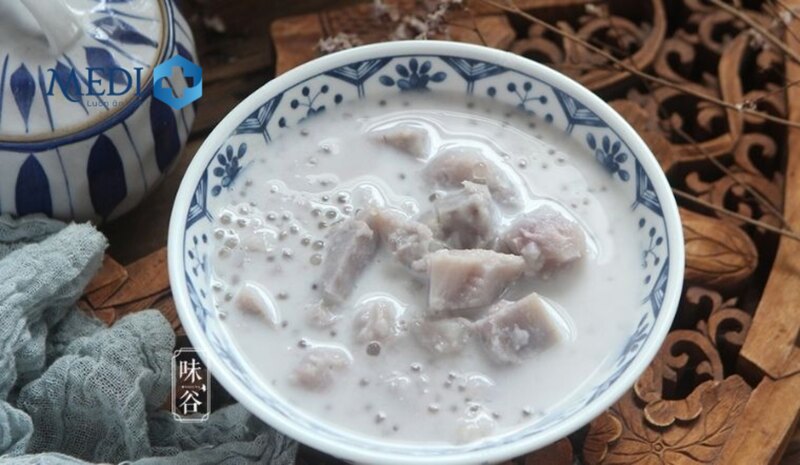 Chè khoai môn thanh mát cho mẹ bầu