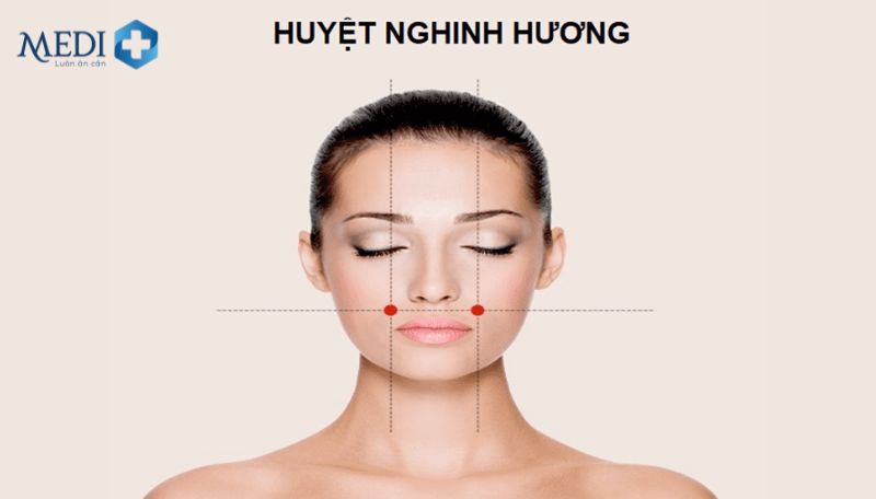 Bấm huyệt Nghinh Hương giúp điều trị viêm mũi dị ứng