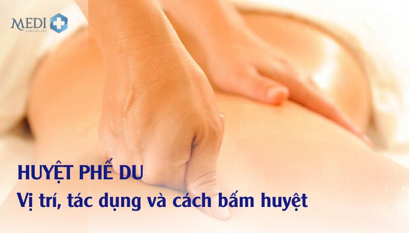 Huyệt Phế Du là gì? Vị trí, tác dụng và cách bấm huyệt