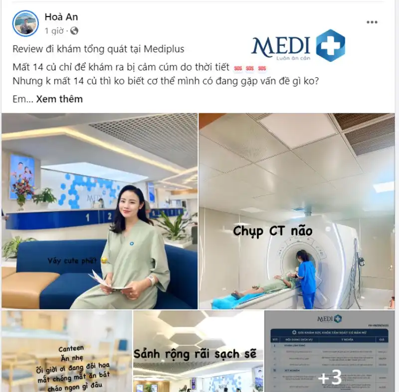 Feedback của bệnh nhân khi đến khám tổng quát tại Mediplus