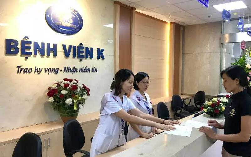 Bệnh viện K là cơ sở chuyên khoa đầu ngành của cả nước chuyên điều trị các bệnh ung thư