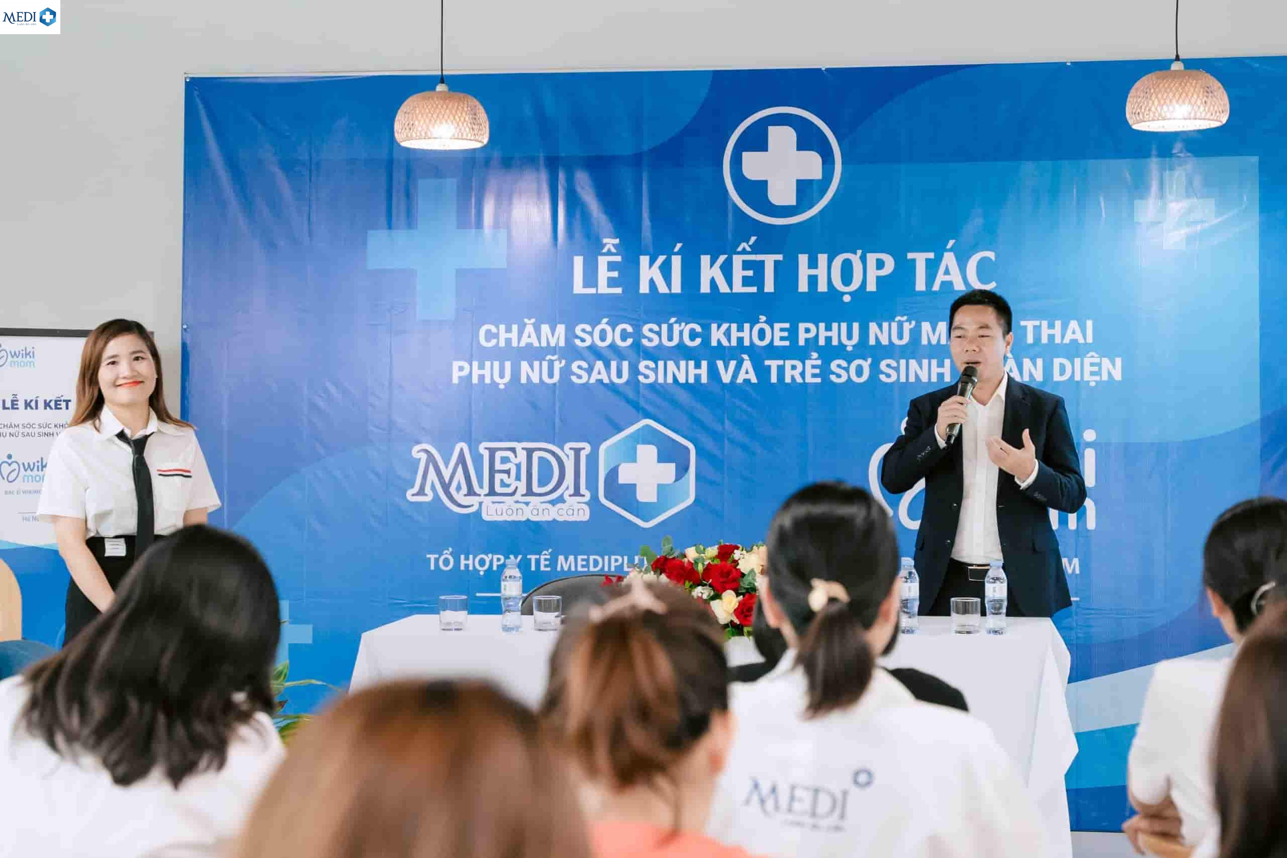 Hình ảnh tại sự kiện hợp tác của WikiMom và Mediplus