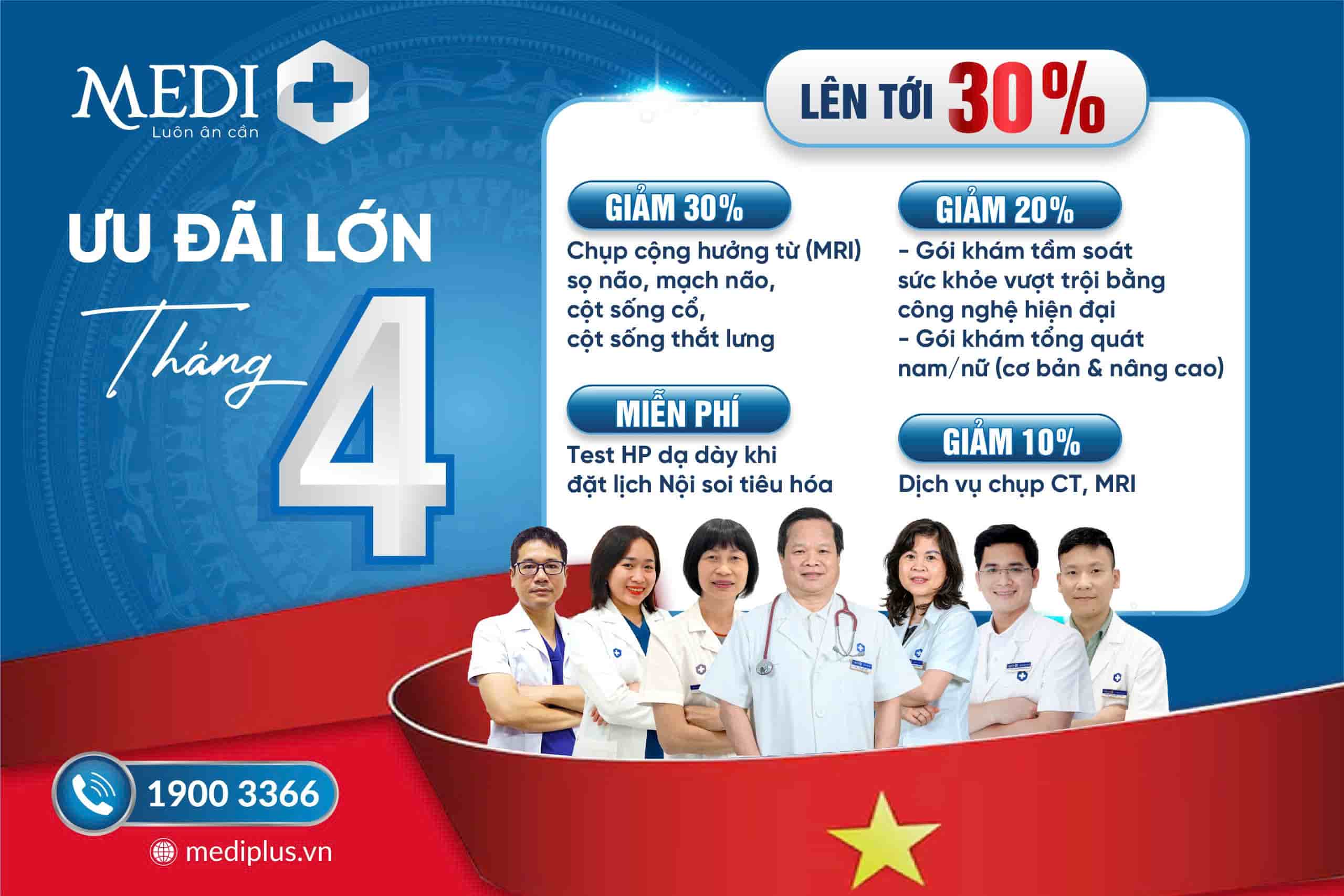 ƯU ĐÃI “HOT” THÁNG 4 – DUY NHẤT TẠI MEDIPLUS