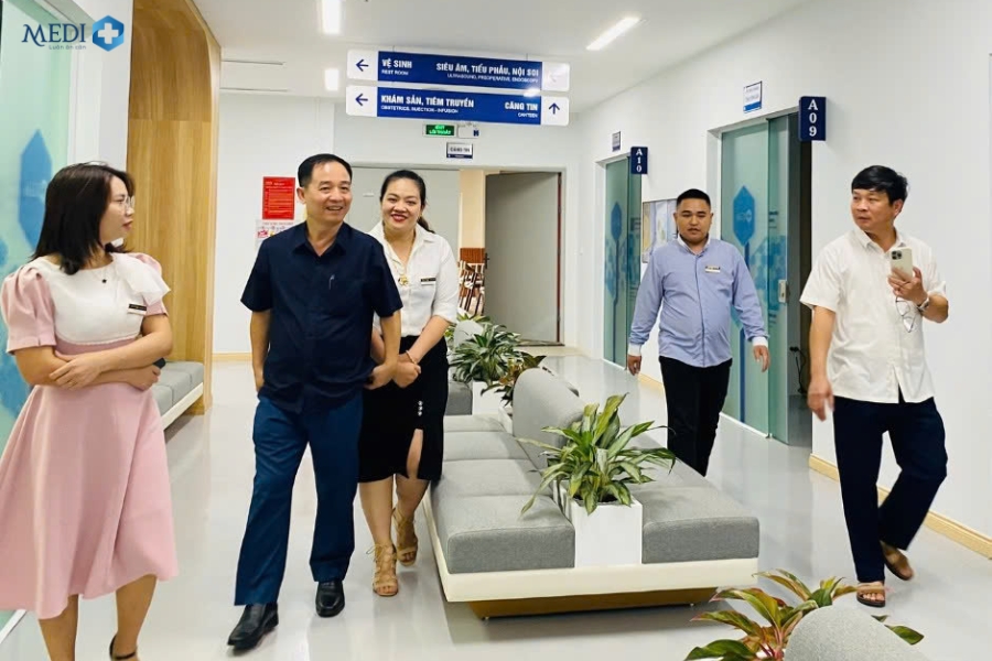 Giám đốc Sở Y tế Nam Định đến thăm và trải nghiệm dịch vụ tại Phòng khám Đa khoa Mediplus Nam Định