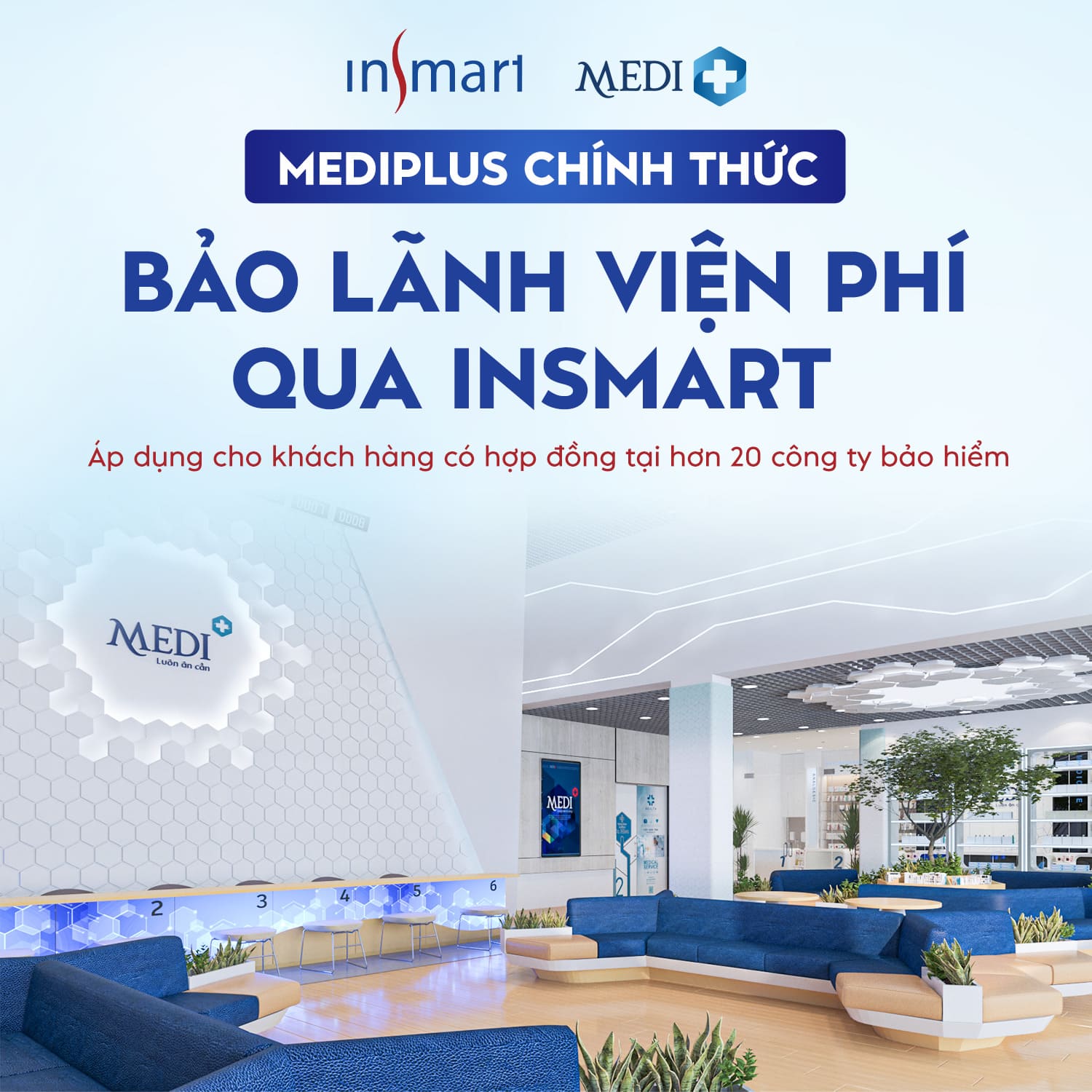 Mediplus Nam Định chính thức áp dụng bảo lãnh viện phí trực tiếp qua Insmart 