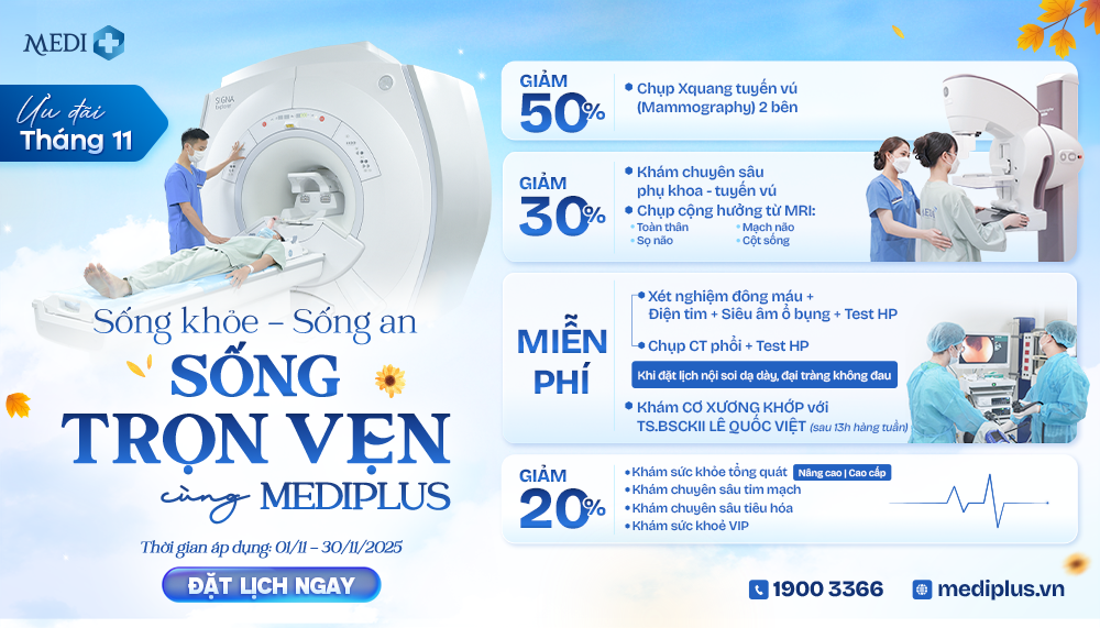 ƯU ĐÃI THÁNG 11: SỐNG KHỎE, SỐNG AN, SỐNG TRỌN VẸN