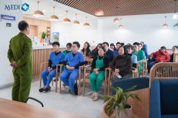 Mediplus – Bài bản trong công tác PCCC: Mỗi nhân viên là một chiến sĩ sẵn sàng “diệt lửa”