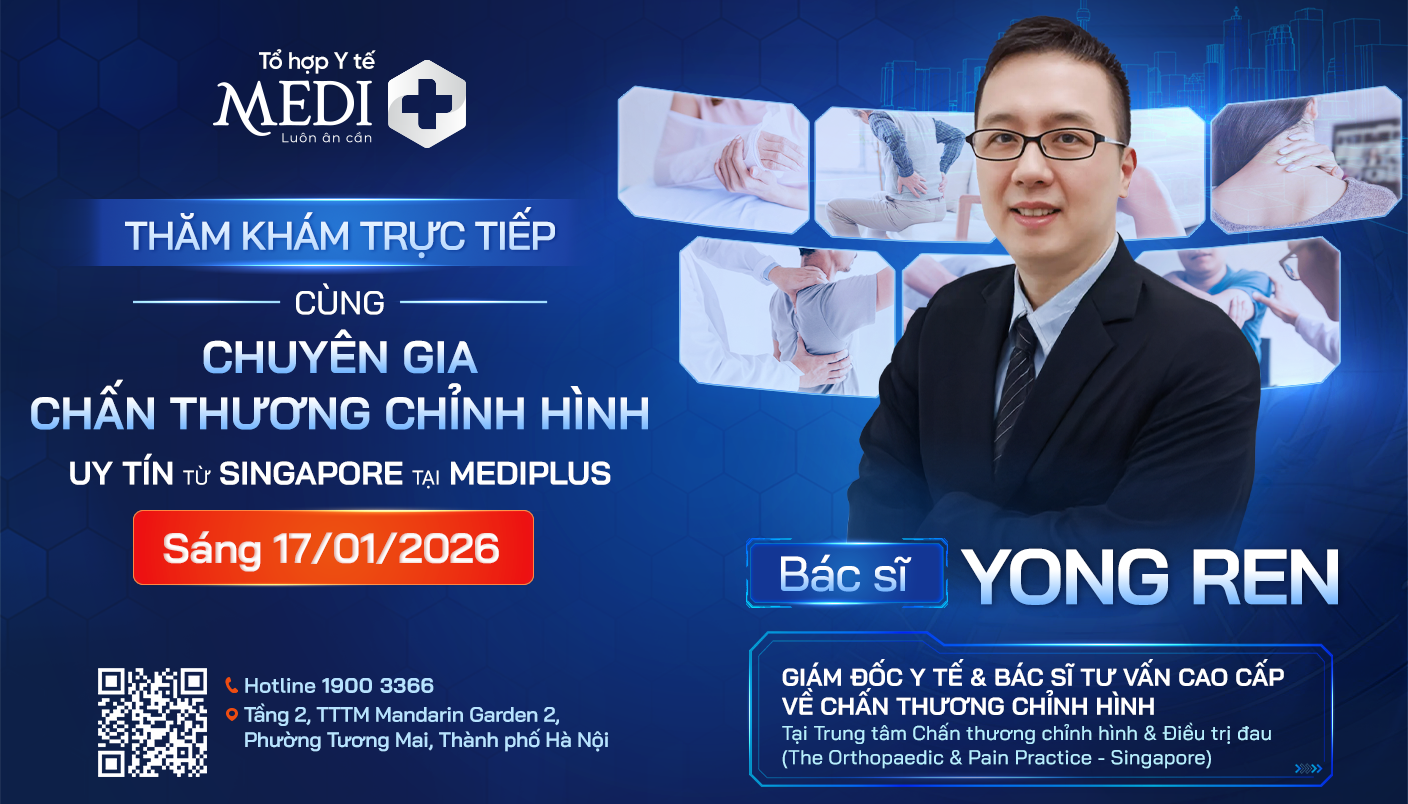 Bác sĩ Yong Ren: Chuyên gia hàng đầu về Chấn thương Chỉnh hình và Tái tạo Khung chậu tại Singapore 