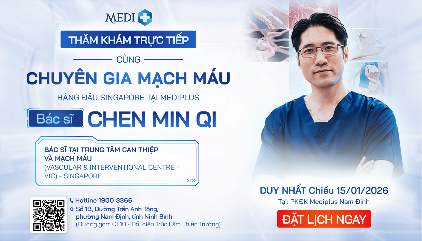 BS.CKII Chen Min Qi: Chuyên gia Phẫu thuật Mạch máu và Can thiệp Nội mạch (Singapore) 