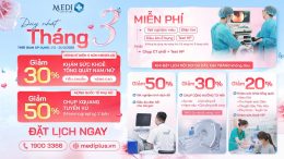 DUY NHẤT THÁNG 3: GIẢM 50% CHỤP X-QUANG TUYẾN VÚ