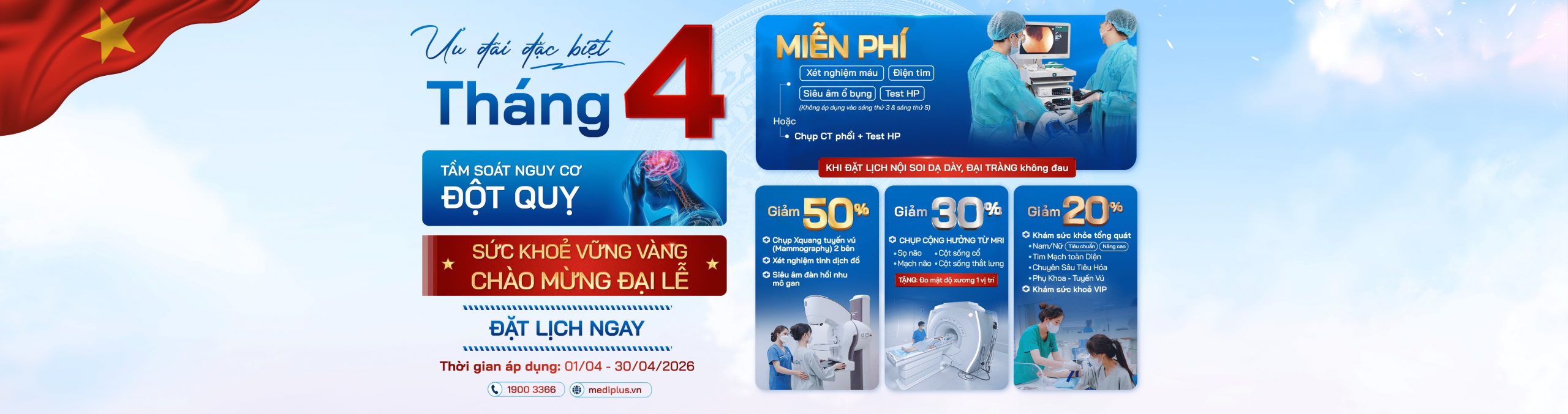 Chương trình khuyến mãi tháng 4