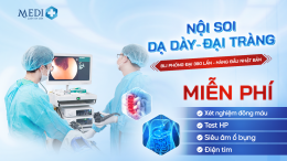 ĐỪNG BỎ LỠ: TẶNG NGAY 4 DỊCH VỤ KHI NỘI SOI DẠ DÀY ĐẠI TRÀNG KHÔNG ĐAU