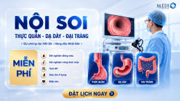 ƯU ĐÃI HOT DUY NHẤT THÁNG 8: NỘI SOI TIÊU HÓA CHỈ TỪ 1.500.000Đ