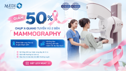 Tháng Nơ Hồng – Giảm 50% chi phí chụp X-quang tuyến vú 2 bên – Tầm soát ung thư vú